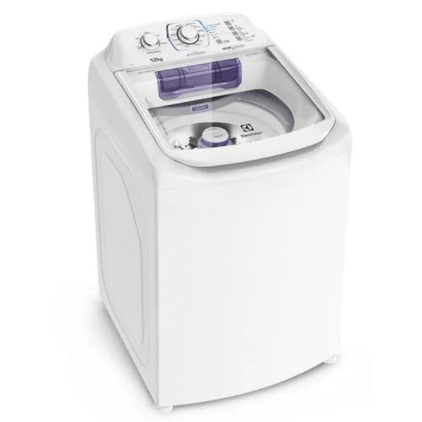 Máquina de Lavar Electrolux 12kg Branca Turbo Economia Silenciosa com Cesto Inox (LAC12) – 127V